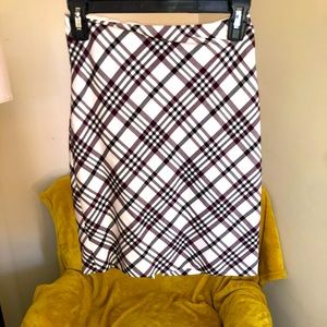EXPRESS plaid pencil skirt